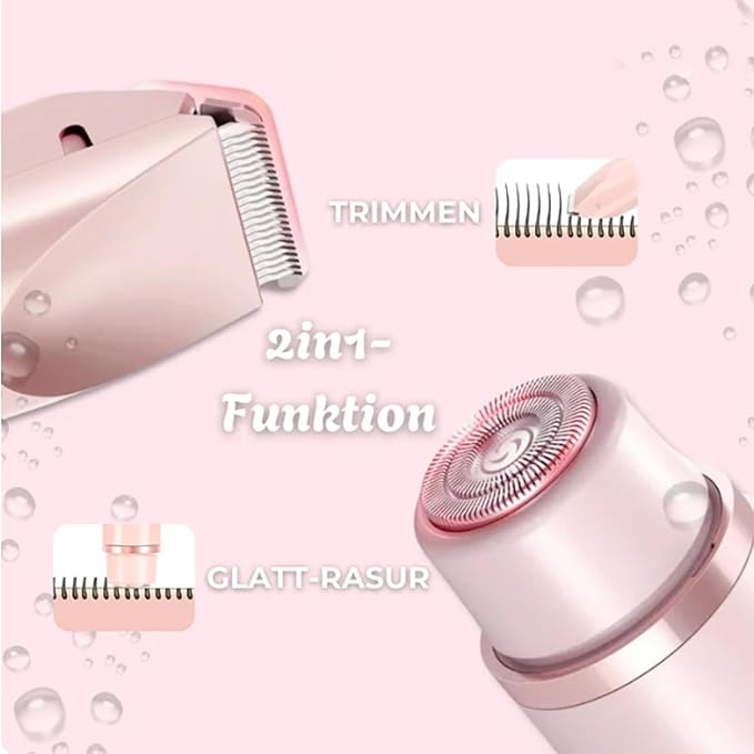 Dual head electric shaver