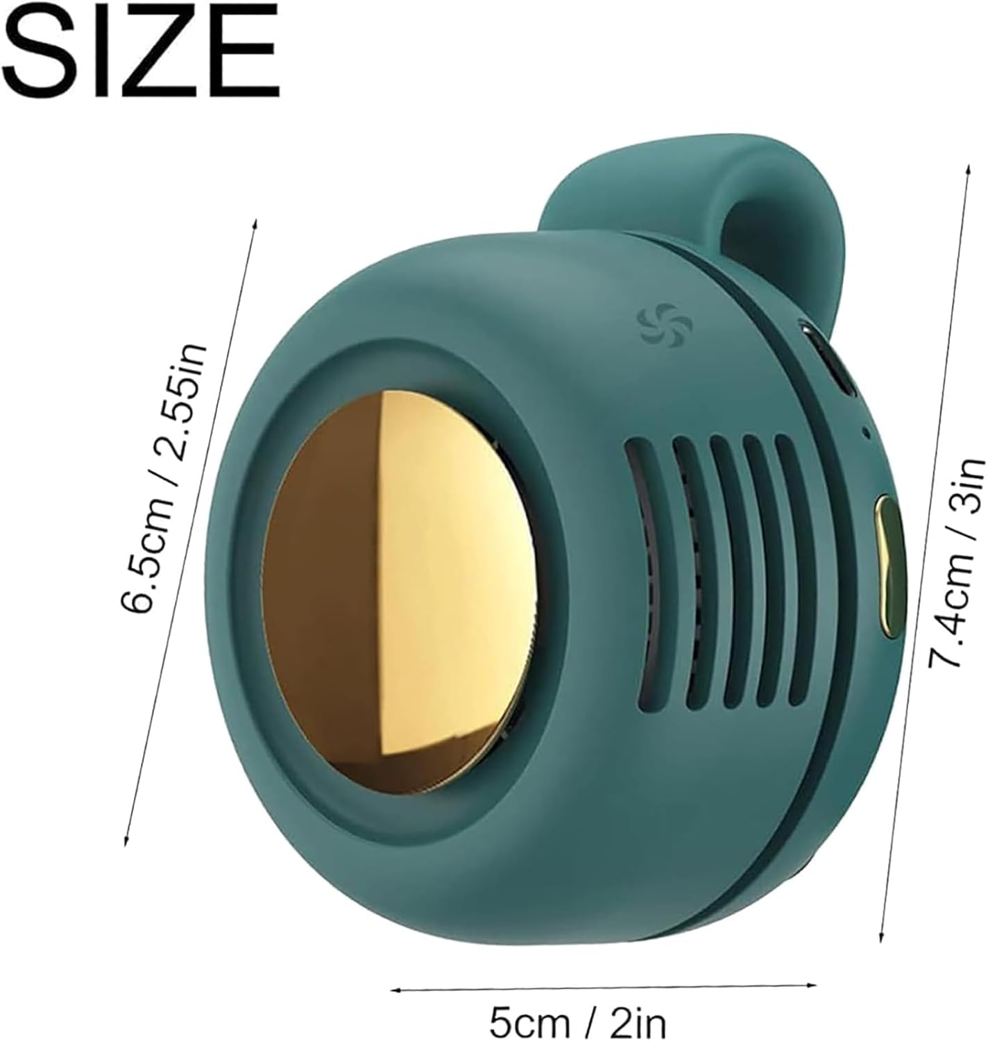 ❄️ Portable Mini Bladeless Fan – Silent USB Clip Cooling 💨