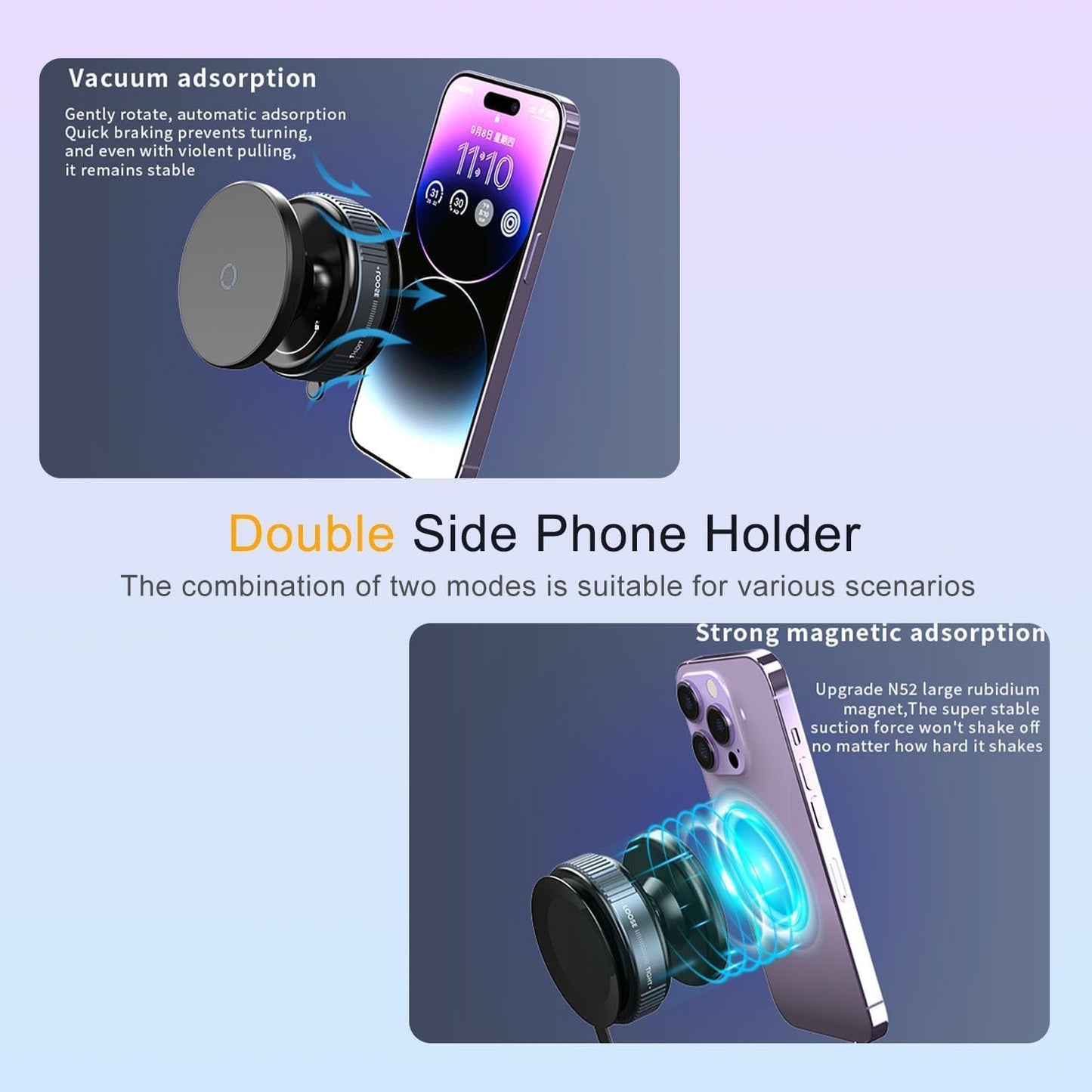🧲 Magnetic Car Phone Holder 🚗📱