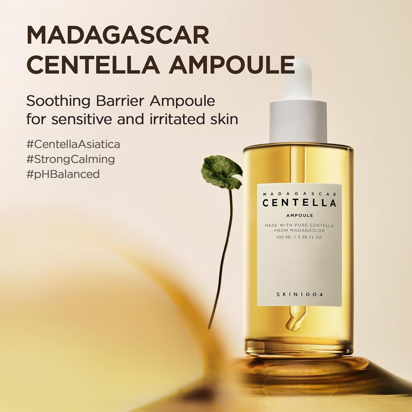 SKIN1004 Madagascar Centella Asiatica Ampoule Facial Serum 1.01 fl.oz(100ml)