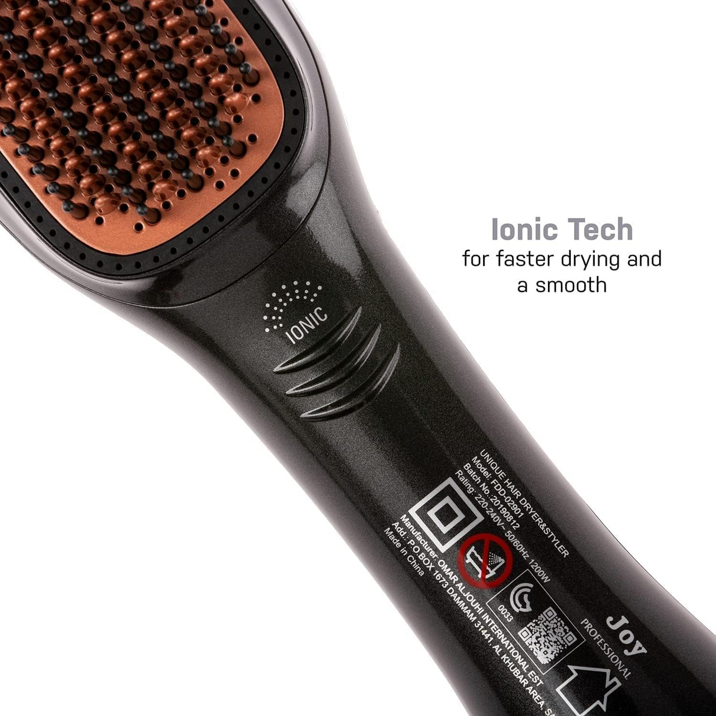 Joy Professional 2 in 1 Hot Air Styling Comb, Air Styling & Drying System