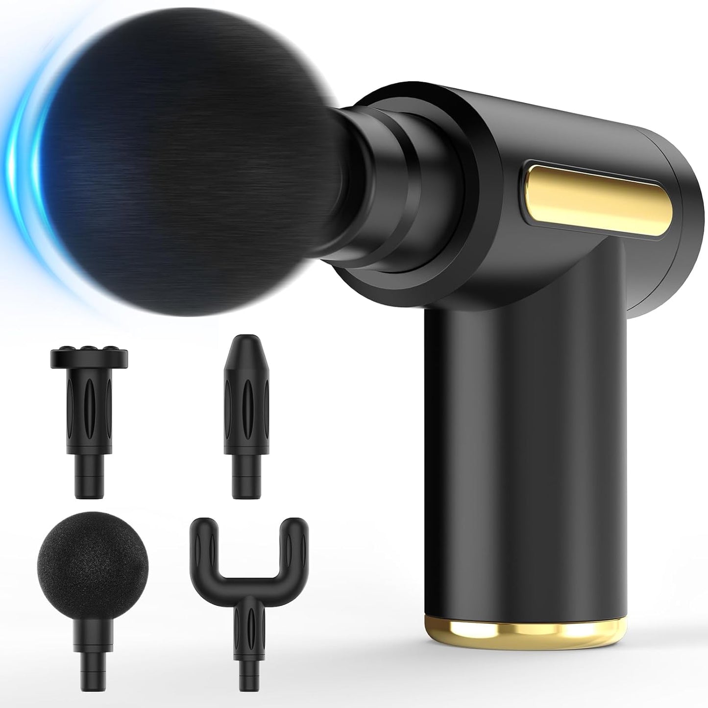 Handheld Portable Muscle Massager Tool for Full Body Pain Relief, Ideal Gifts for Men, Women(Black)
