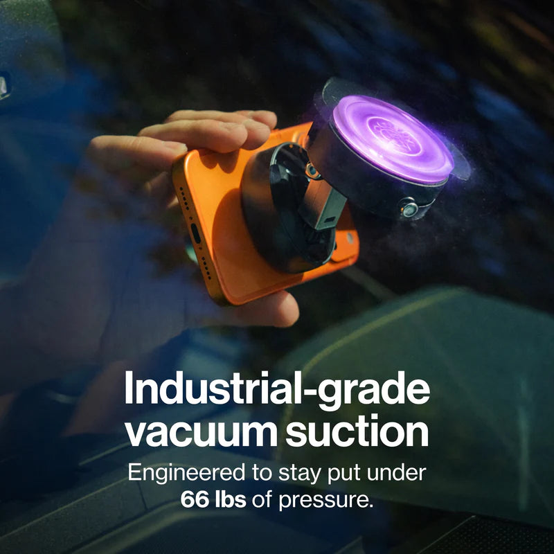 📱🔥 HyperMount Vacuum Phone Holder – Stick • Twist • Lock