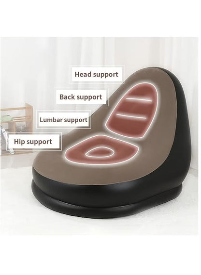 2PCS Portable Inflatable Sofa Chair with Air Pump