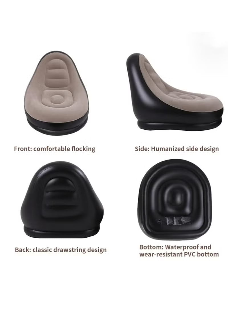 2PCS Portable Inflatable Sofa Chair with Air Pump