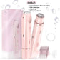 Dual head electric shaver