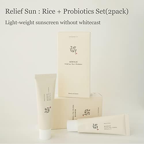 🌸 Beauty of Joseon Relief Sun: Rice + Probiotics (2-Pack, 50ml x 2 | 100ml Total)