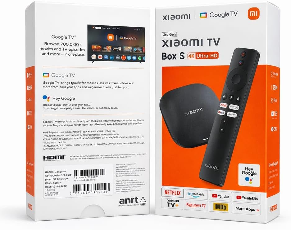 📺 Xiaoim Mi Box S – 4K Smart TV Box 🚀