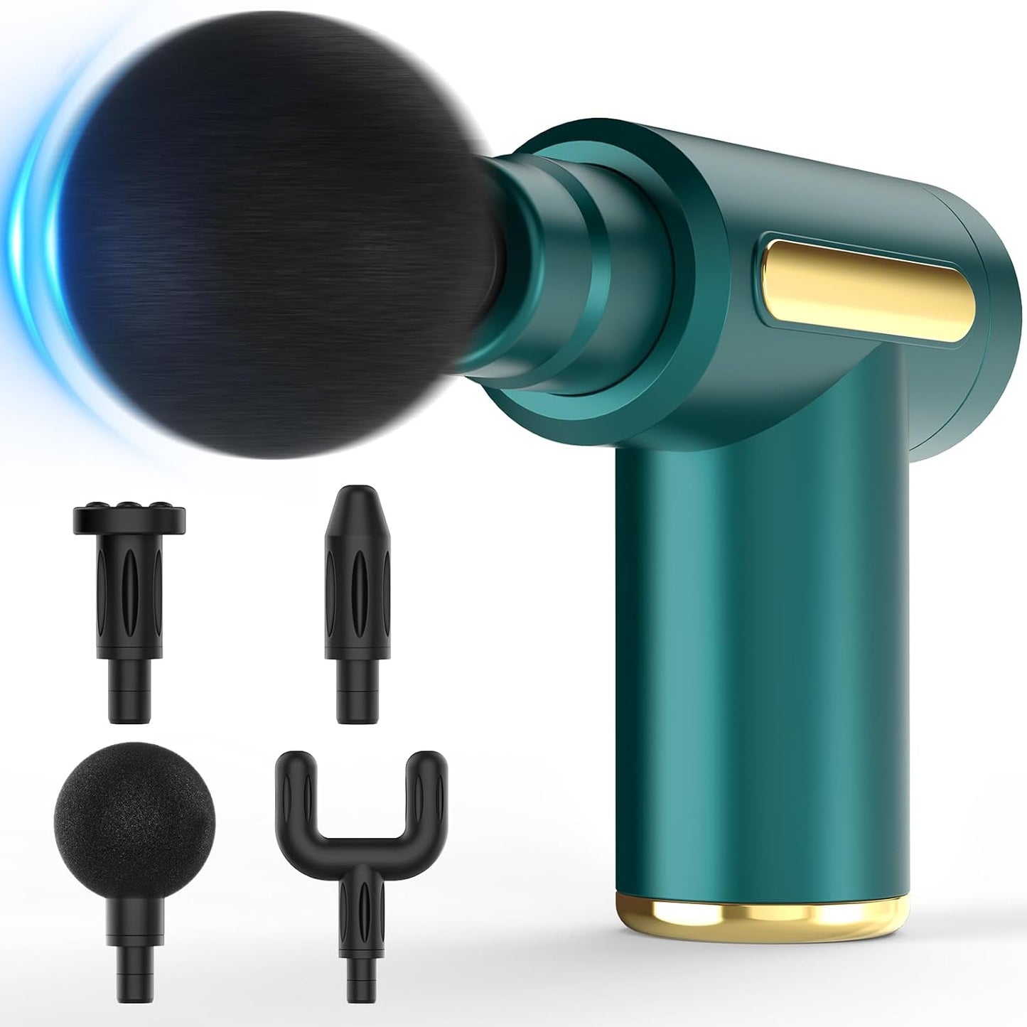Handheld Portable Muscle Massager Tool for Full Body Pain Relief, Ideal Gifts for Men, Women(Black)