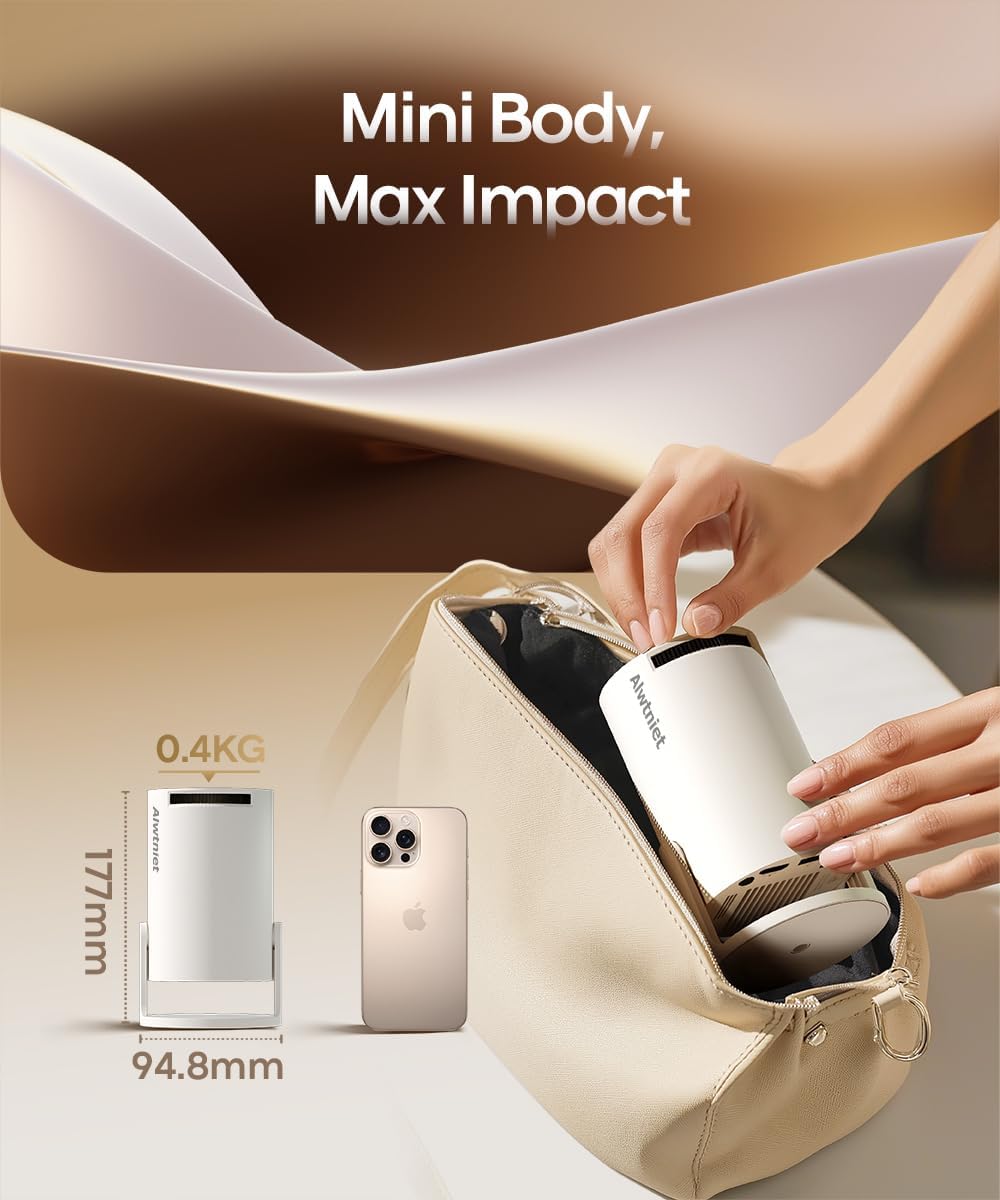 🎬 Portable 4K Smart Projector