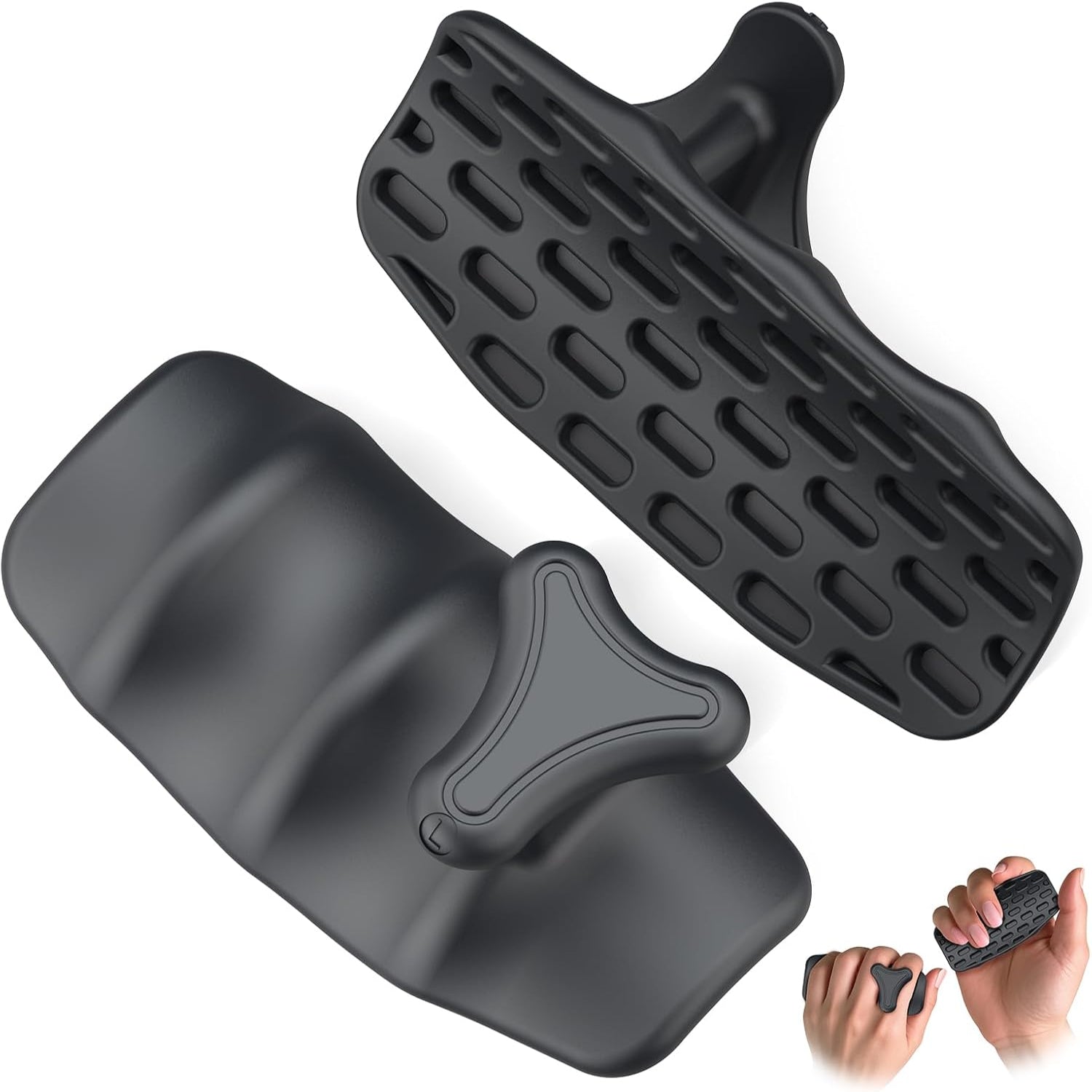 Gym Grips for Weight Lifting: 2025 Soft Silicone Weight Lifting Grips for Men Women, Dumbbell, Barbell, Pull Up, Deadlifts