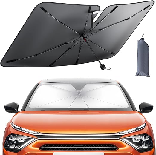 ☂️ Car Windshield Sunshade Umbrella – UV Heat Protection 🚗