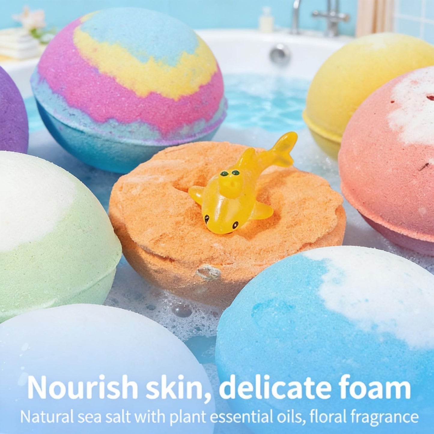👉 🛁 Kids Bath Bombs with Surprise Toys – 12 Pack 🎁