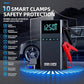 🚗⚡ Heavy-Duty Car Battery Booster & Tire Inflator