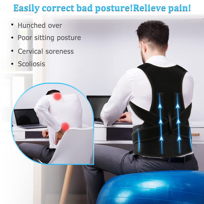 Posture Corrector Belt – Back & Shoulder Support