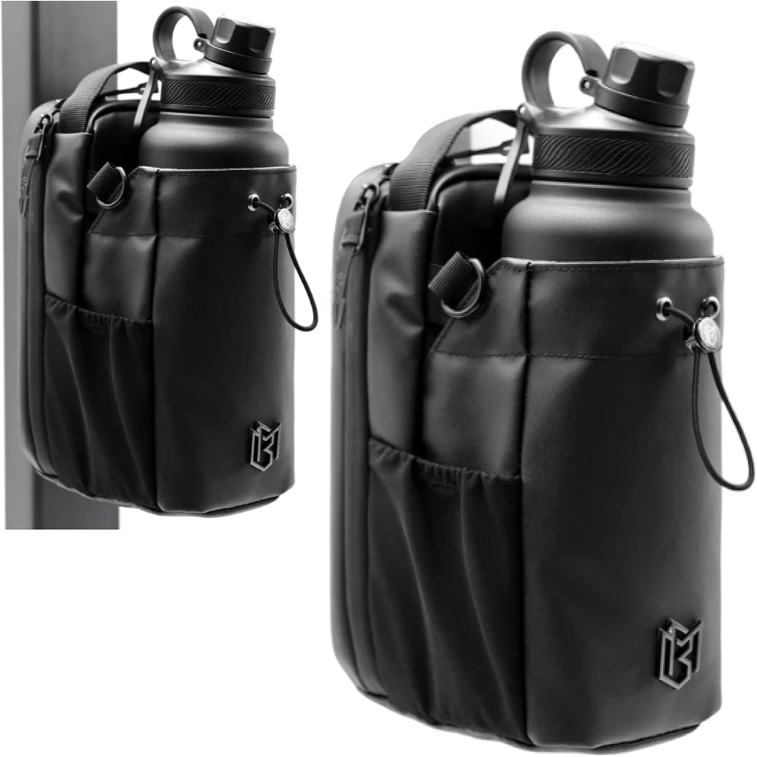 Magnetic Gym Bag for Men and Women – Sling Bottle with Magnetic Attachment | Water Bottle Holder, Gym Pouch