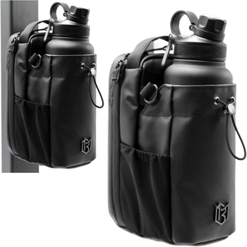 Magnetic Gym Bag for Men and Women – Sling Bottle with Magnetic Attachment | Water Bottle Holder, Gym Pouch