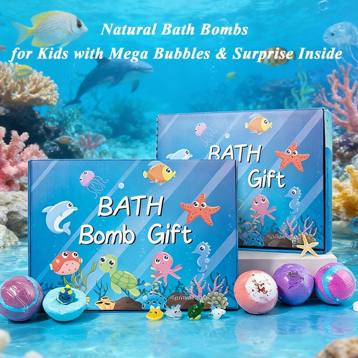 👉 🛁 Kids Bath Bombs with Surprise Toys – 12 Pack 🎁