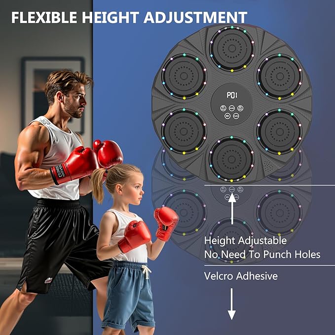 🥊 Smart Electronic Music Boxing Wall Target