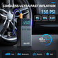🚗⚡ Heavy-Duty Car Battery Booster & Tire Inflator