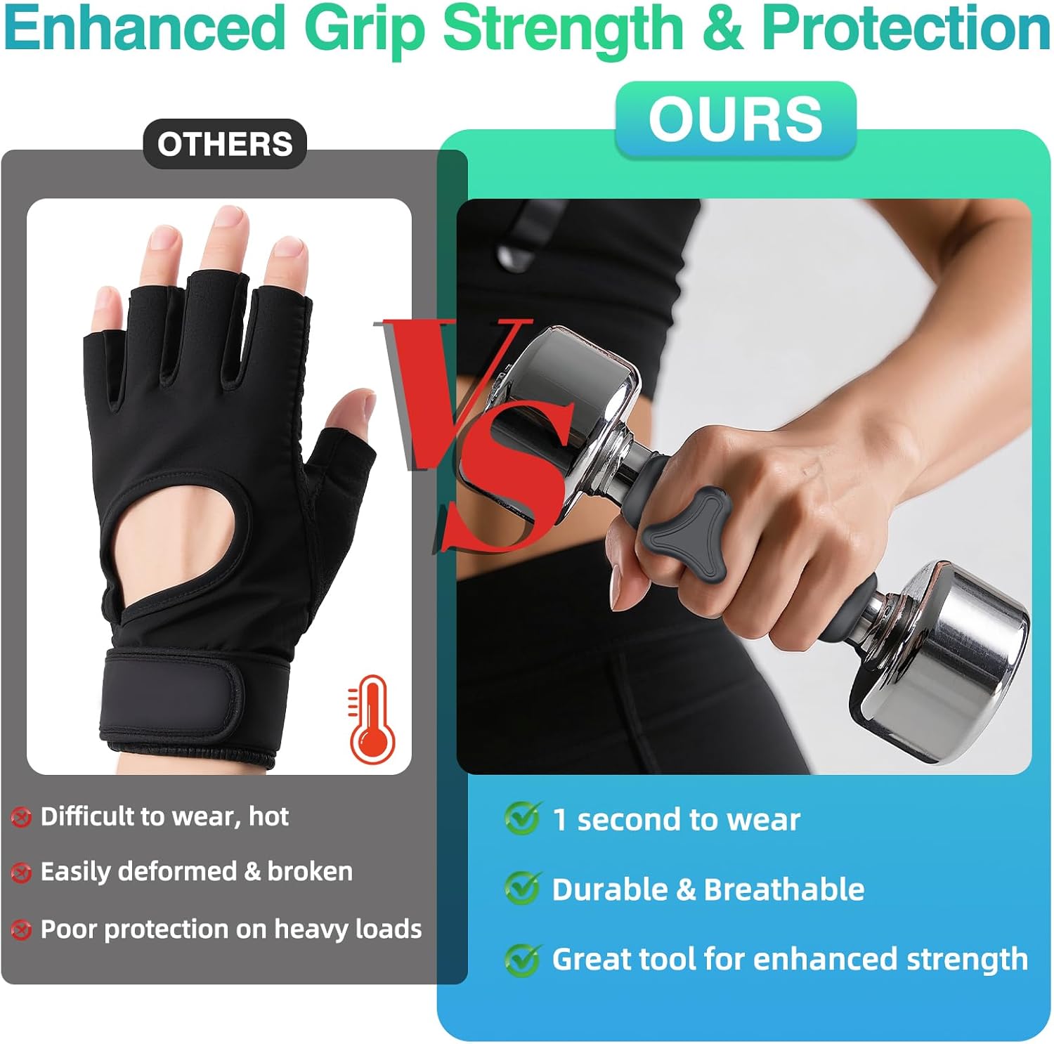 Gym Grips for Weight Lifting: 2025 Soft Silicone Weight Lifting Grips for Men Women, Dumbbell, Barbell, Pull Up, Deadlifts