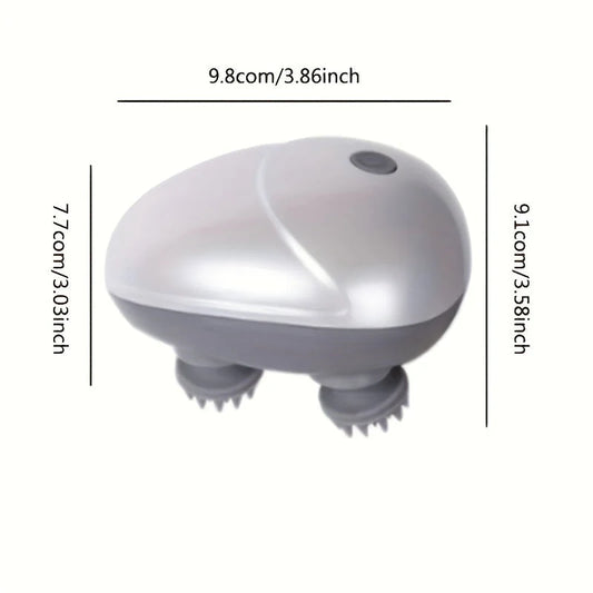 Octopus Scalp Massager - Electric Head Massager(Silvery White)