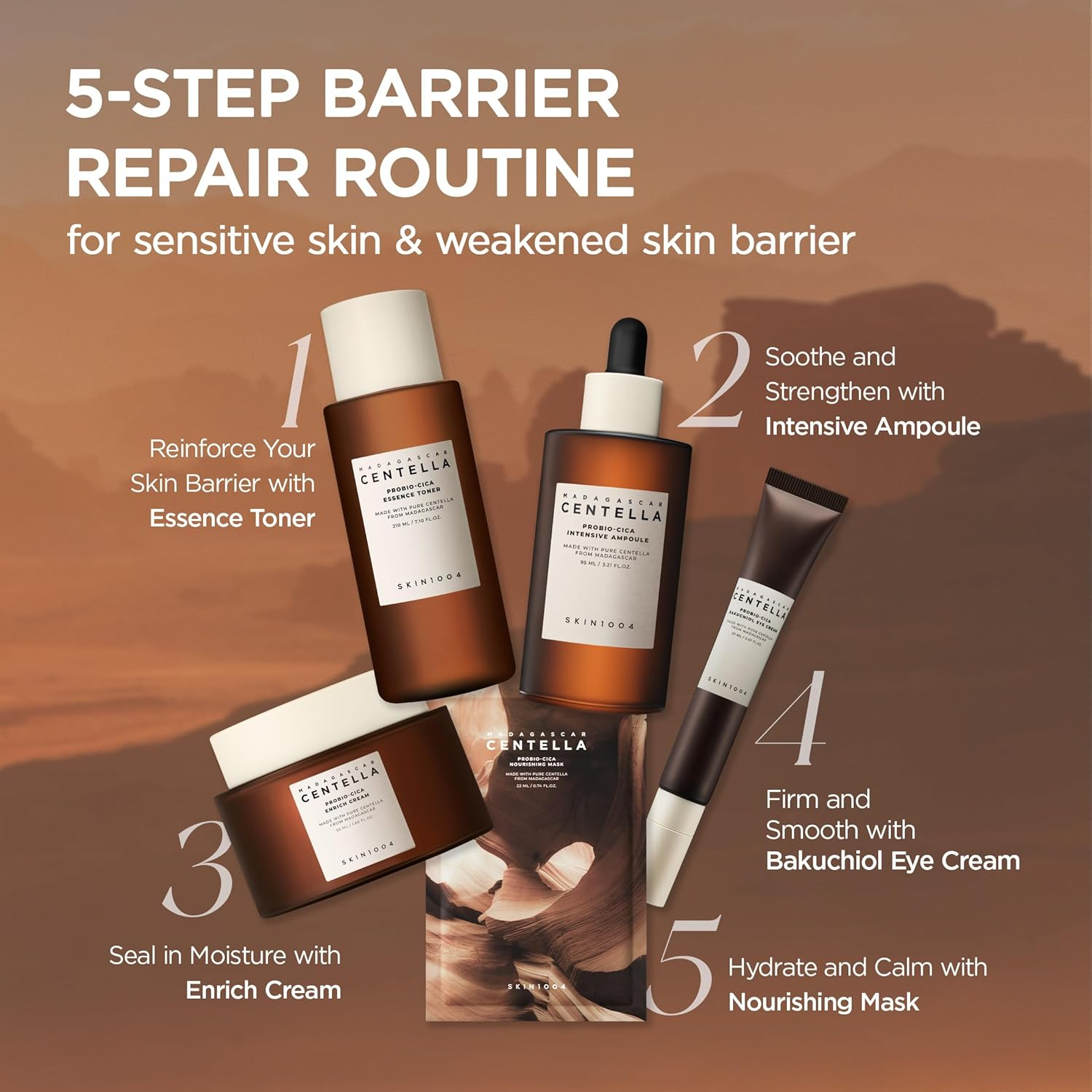 🌱 SKIN1004 Madagascar Centella Probio-Cica Intensive Ampoule – 50ml