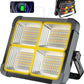 ☀️ Solar LED Flood Light 100W – Emergency Power Bank 🔦