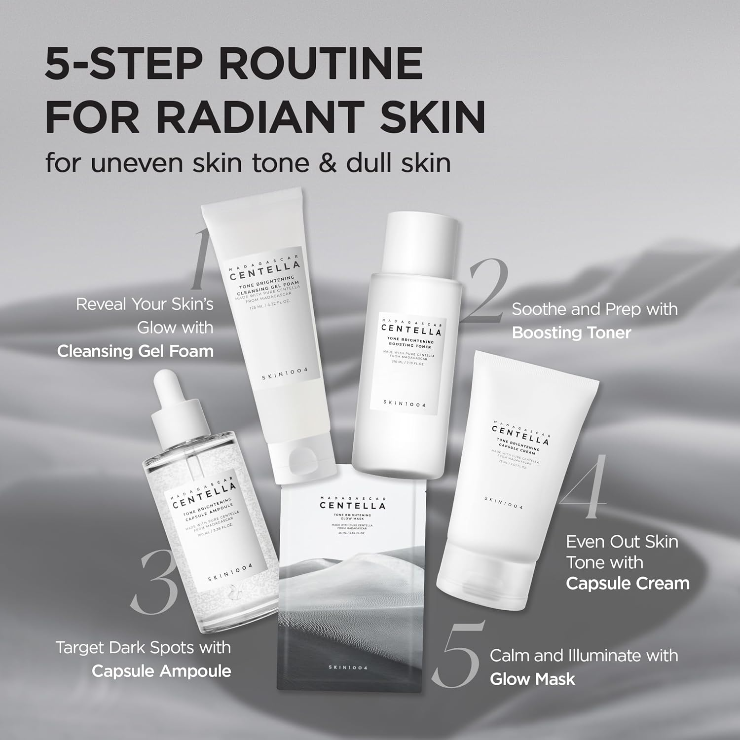 ✨ SKIN1004 Madagascar Centella Tone Brightening Capsule Ampoule – 50ml