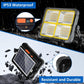 ☀️ Solar LED Flood Light 100W – Emergency Power Bank 🔦