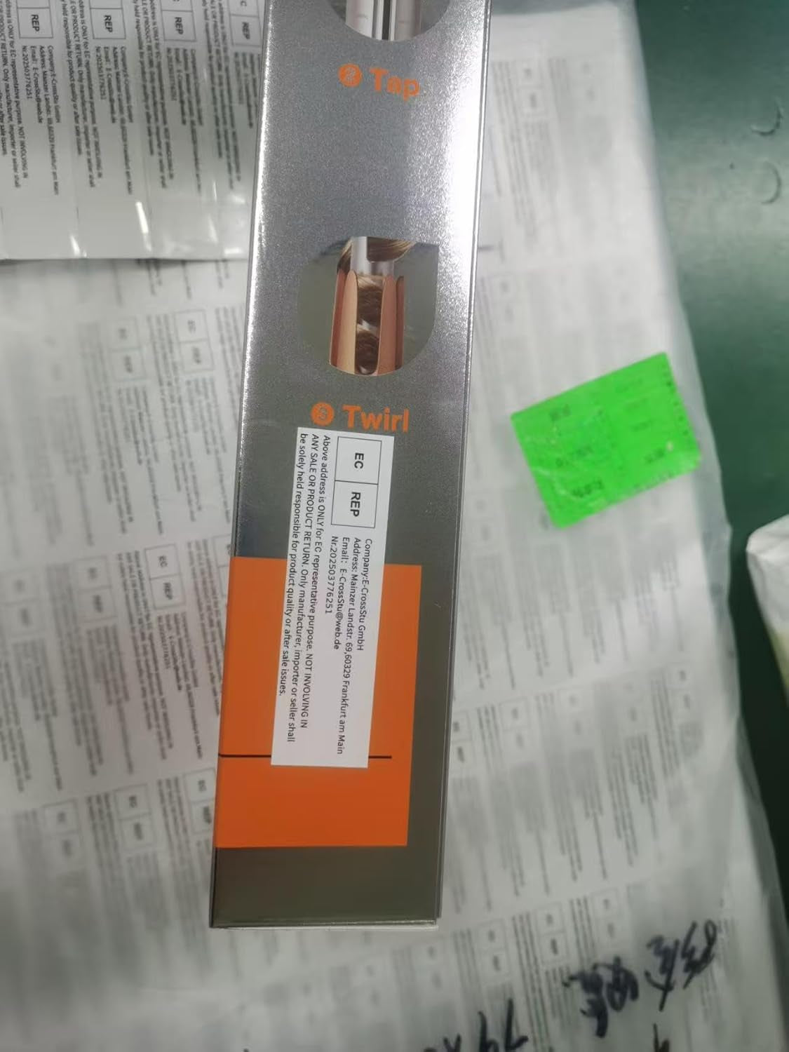 Automatic Curling Iron 1 1/4 Inch with 3 Temperatures Fast Heating, 2-Way Rotation