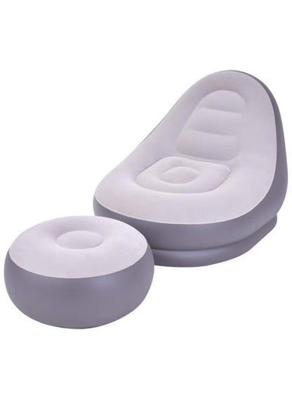 2PCS Portable Inflatable Sofa Chair with Air Pump