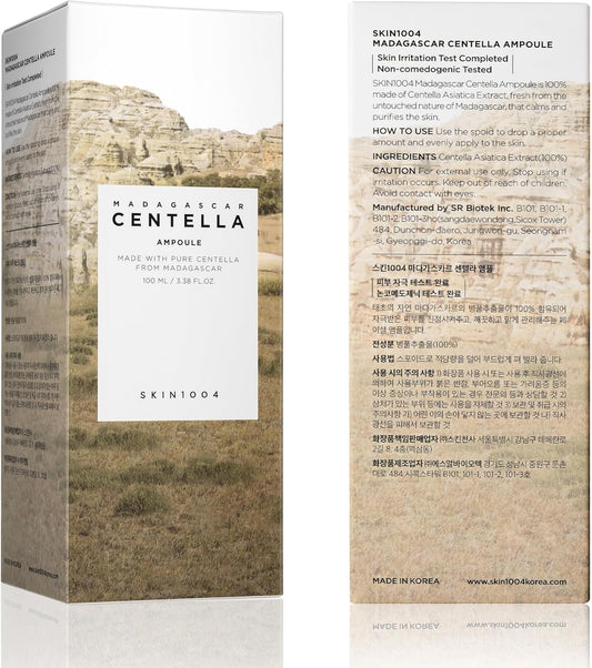 SKIN1004 Madagascar Centella Asiatica Ampoule Facial Serum 1.01 fl.oz(100ml)