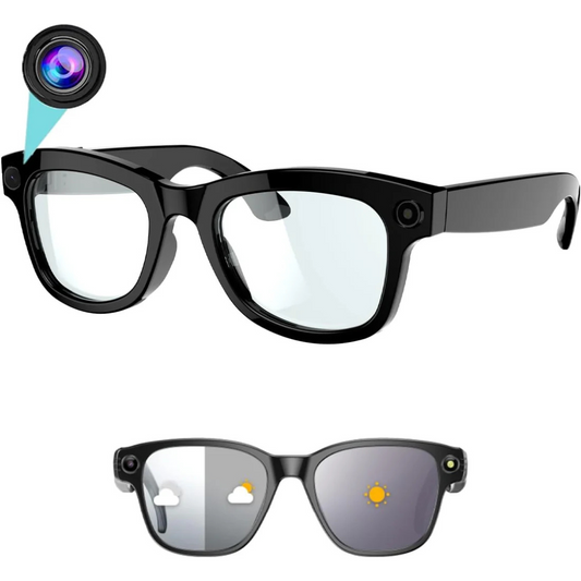 AI Smart Glasses with Camera 2000W AI Real-Time Translation, Bluetooth Audio – Smart Glasses with Camera, ( M01 Pro)