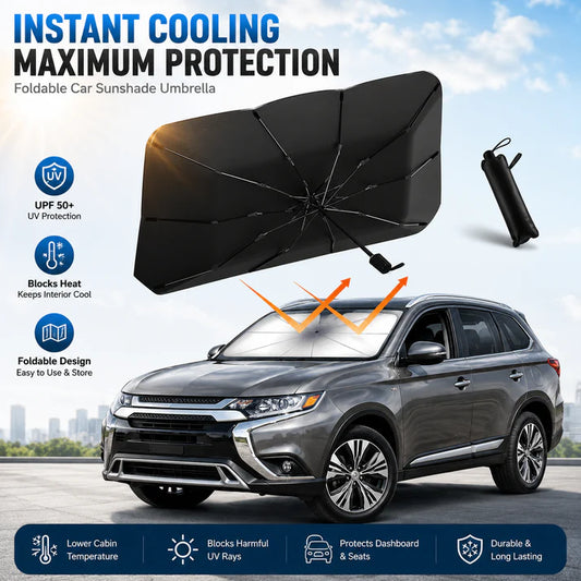 Car Windshield Sunshade Umbrella – UV Heat Protection