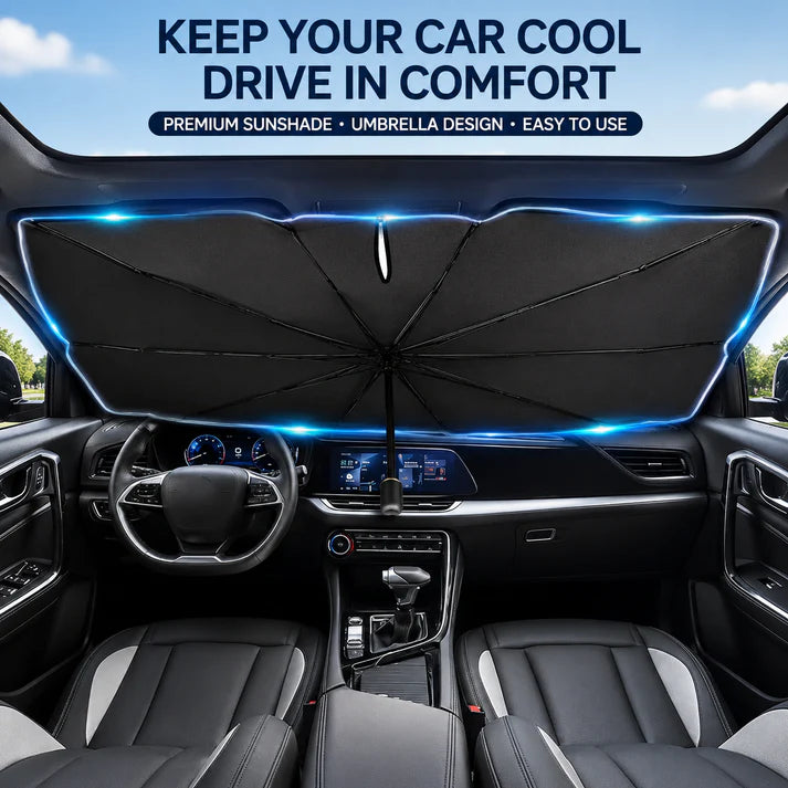 Car Windshield Sunshade Umbrella – UV Heat Protection