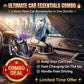 🚗 Ultimate Car Essentials Combo – Sunshade, Fast Charger & Phone Holder 🔥