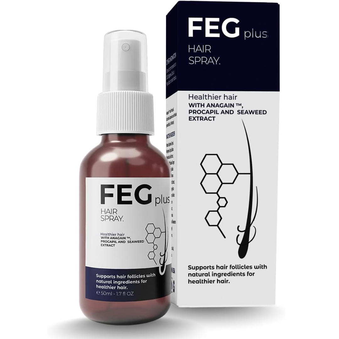 🌿 FEGPLUS Minoxidil Hair & Beard Growth Serum (50ml)