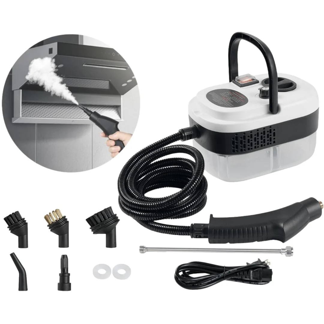 7 in 1 2500W High Pressure Steamer for Cleaning For Car, Handheld Steam Cleaner for Home