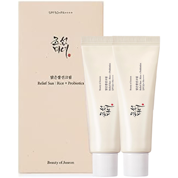 🌸 Beauty of Joseon Relief Sun: Rice + Probiotics (2-Pack, 50ml x 2 | 100ml Total)