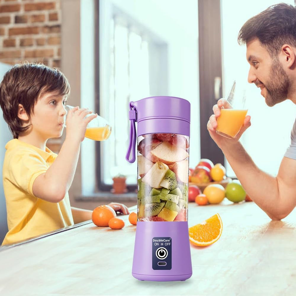 Portable Electric USB Juicer Blender Juicer for Shakes and Smoothies, Juice,380Ml, 