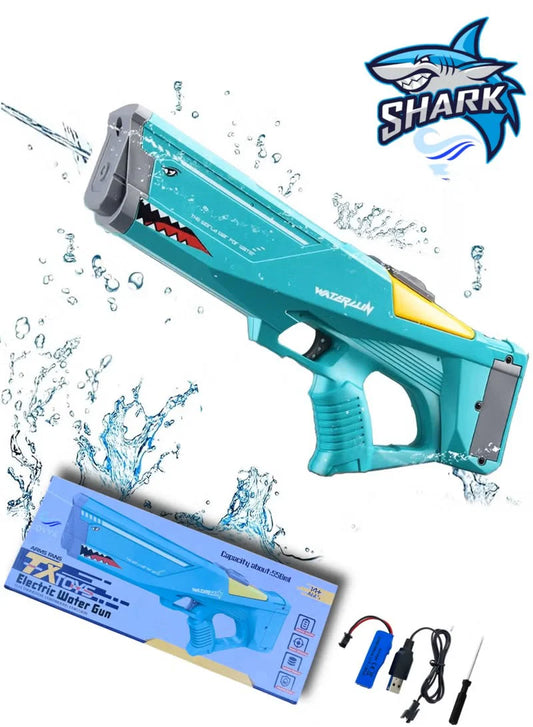 🔫 Electric Water Gun with LED Lights & 10m Range