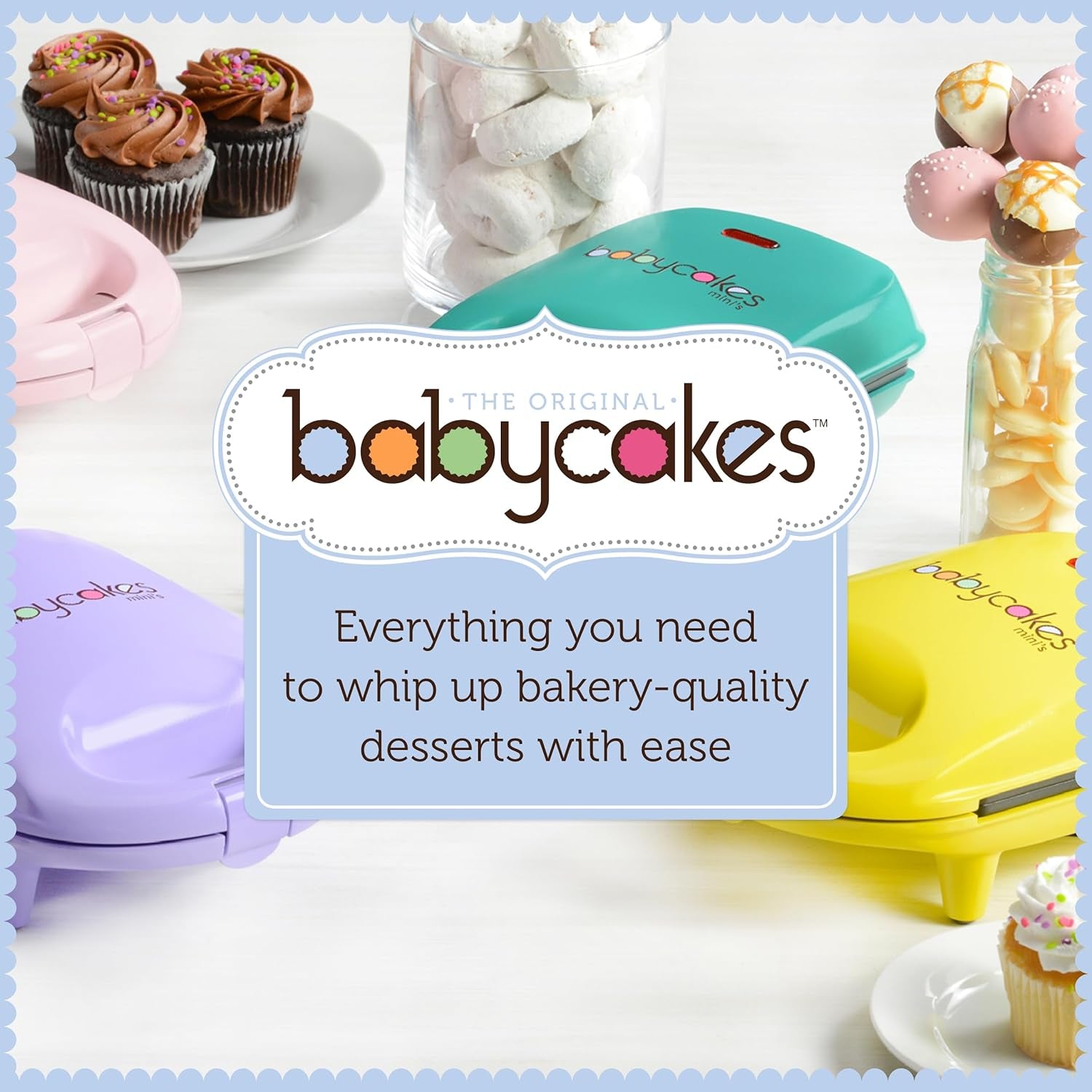 Cake Pop Maker by Select Brands - Kit for Birthdays & More - Includes Decorating Stand & 50 Sticks 