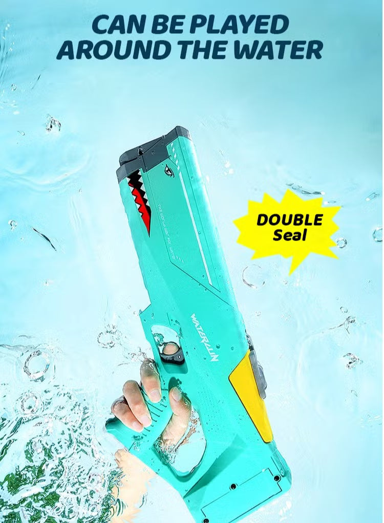 🔫 Electric Water Gun with LED Lights & 10m Range