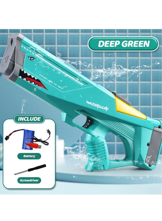 🔫 Electric Water Gun with LED Lights & 10m Range