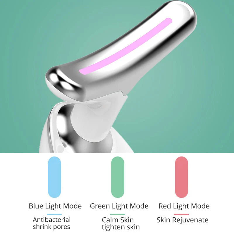 ✨💆♀️ EMS Red Light Therapy Face & Neck Massager – Lift & Tighten Skin