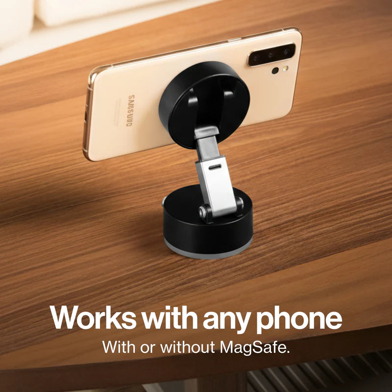 📱🔥 HyperMount Vacuum Phone Holder – Stick • Twist • Lock