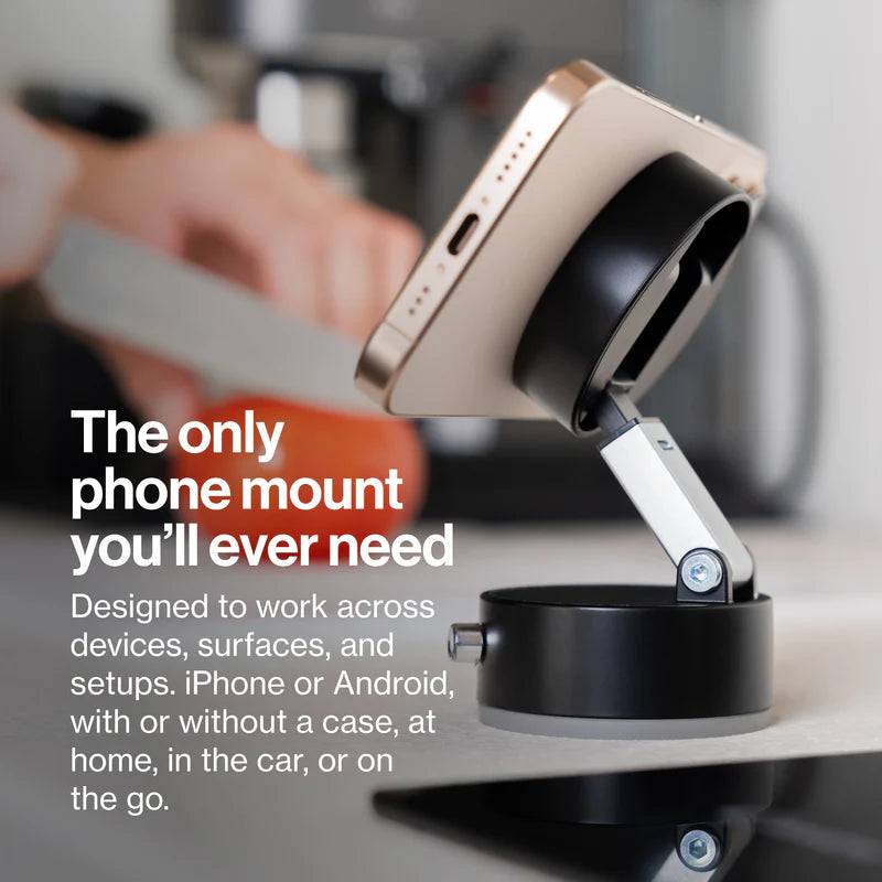 📱🔥 HyperMount Vacuum Phone Holder – Stick • Twist • Lock